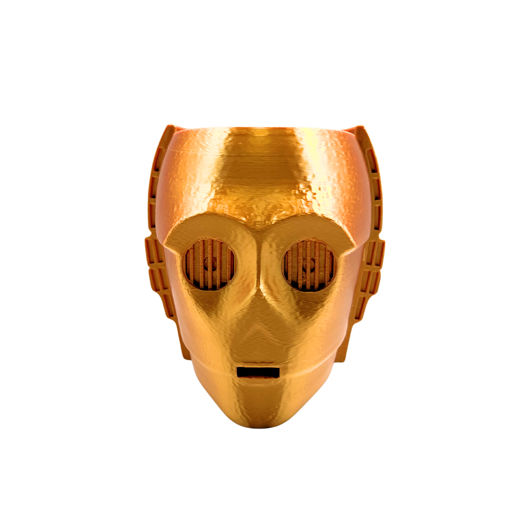 Golden Droid Pen Holder
