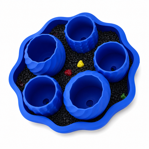 Blue Bloom Succulent Planter Set