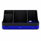 Bold Blue Desk Organizer