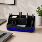 Bold Blue Desk Organizer