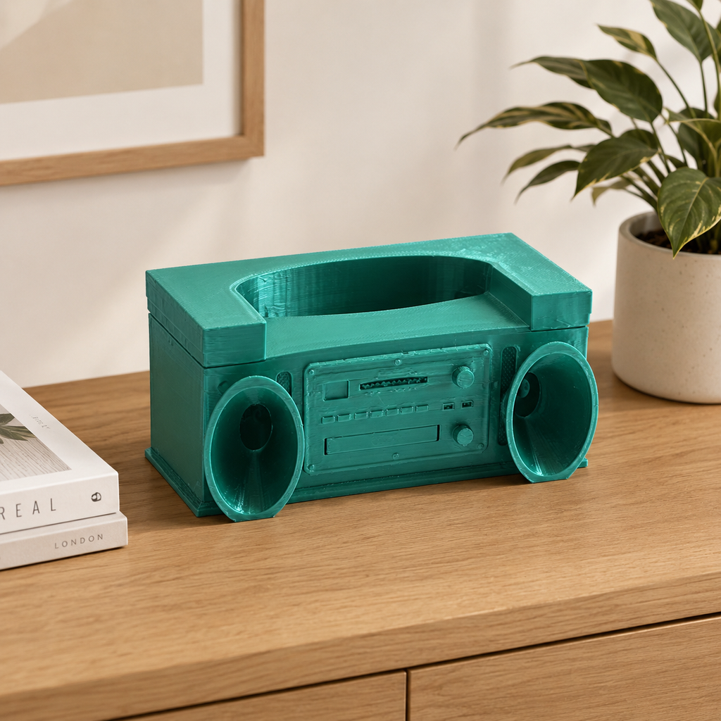 Retro BoomBox Phone Amplifier