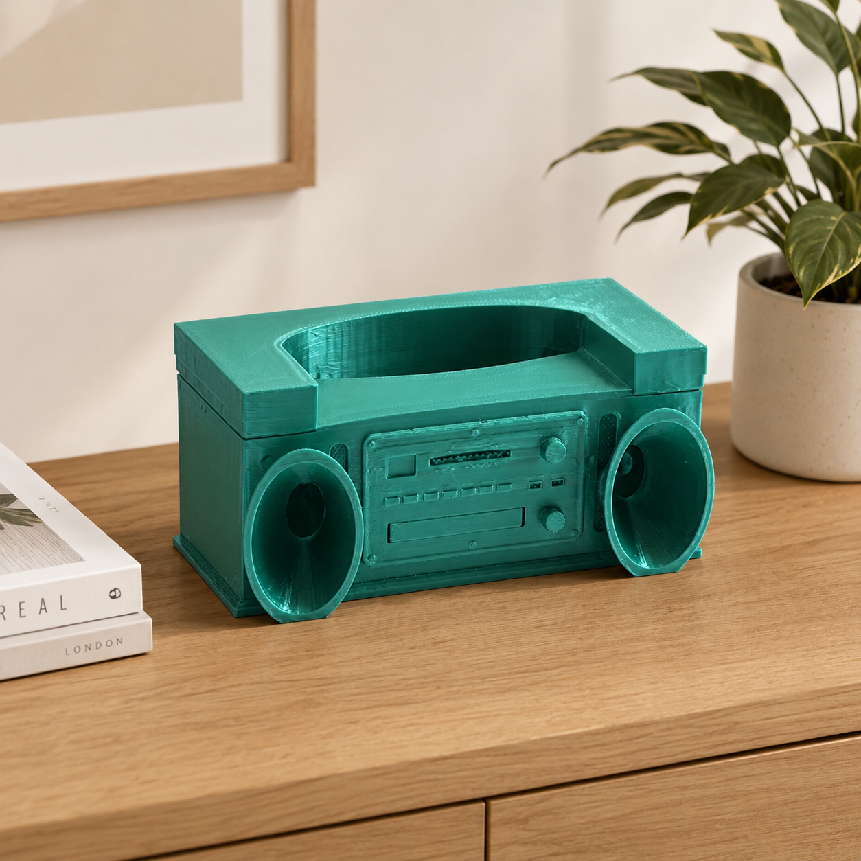 Retro BoomBox Phone Amplifier