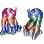 Blossom the Butterfly Bunny – Rainbow Silk Figurine