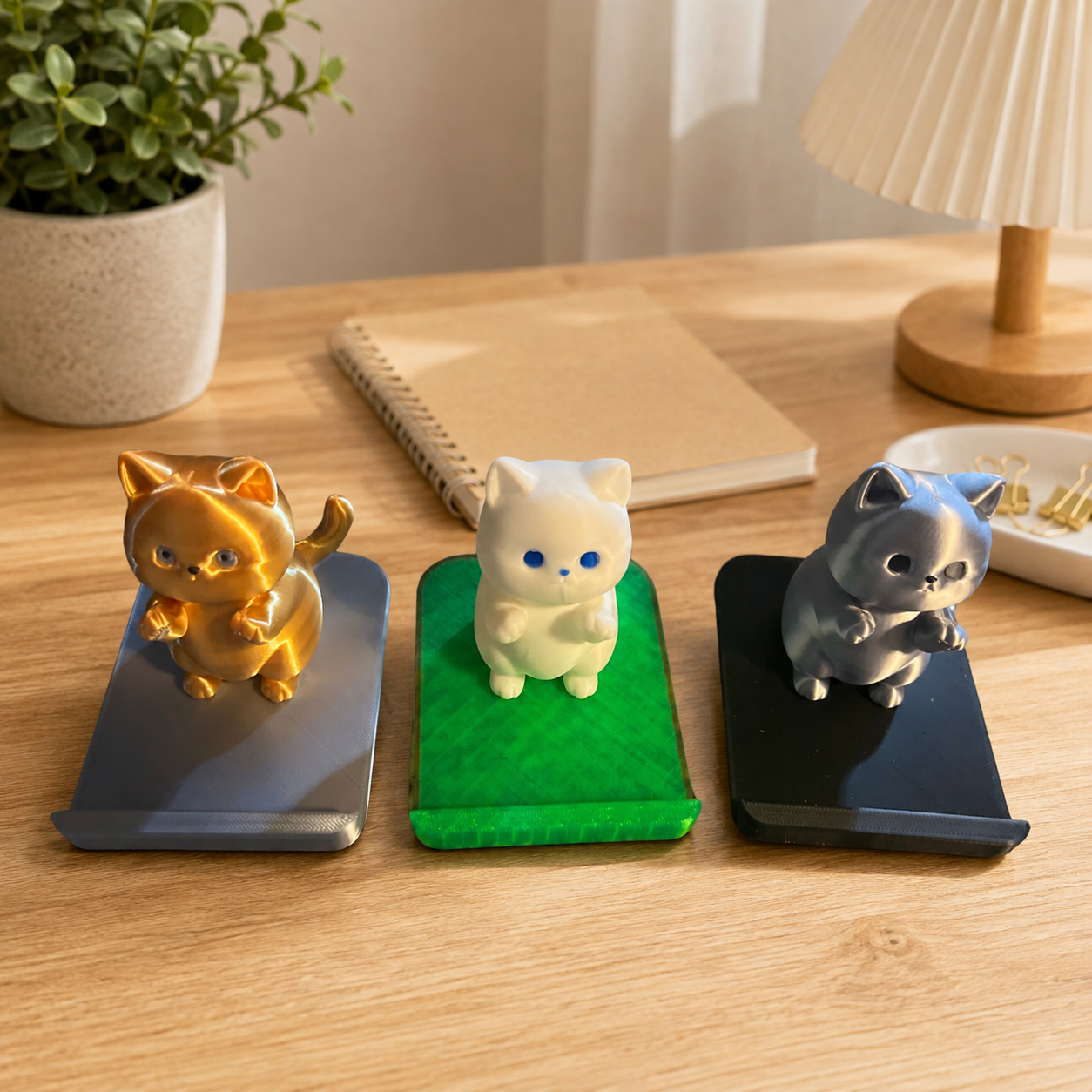 Purrfect Perch Cat Phone Stand