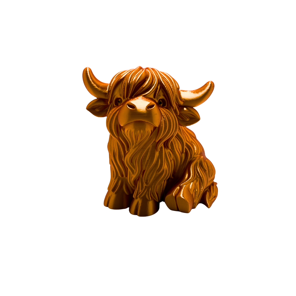 Golden Highland Cuddle Cow