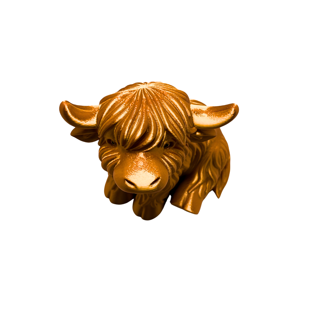 Golden Highland Cuddle Cow