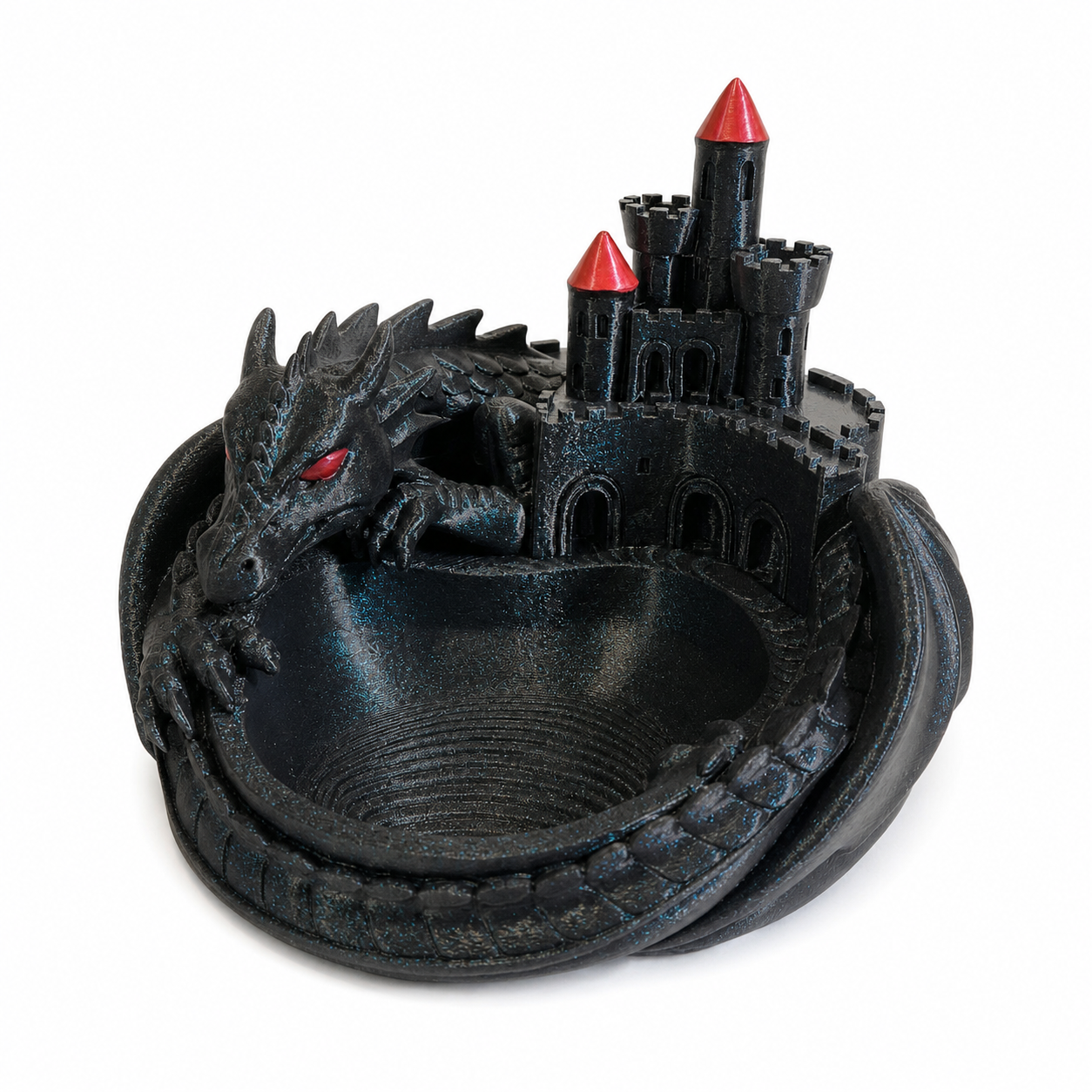 Midnight Dragon Castle Bowl