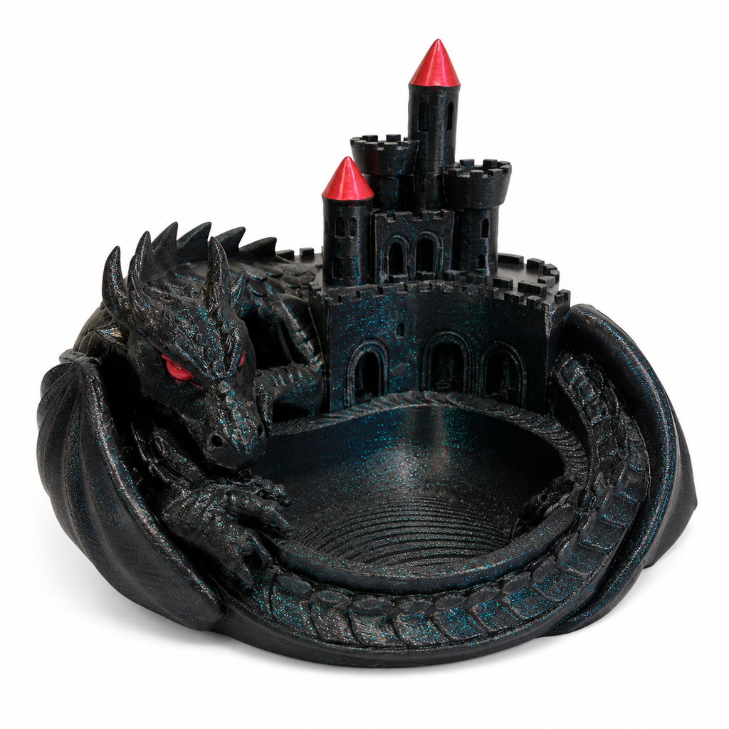 Midnight Dragon Castle Bowl