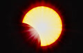 Solar Eclipse (Early Partial Phase)