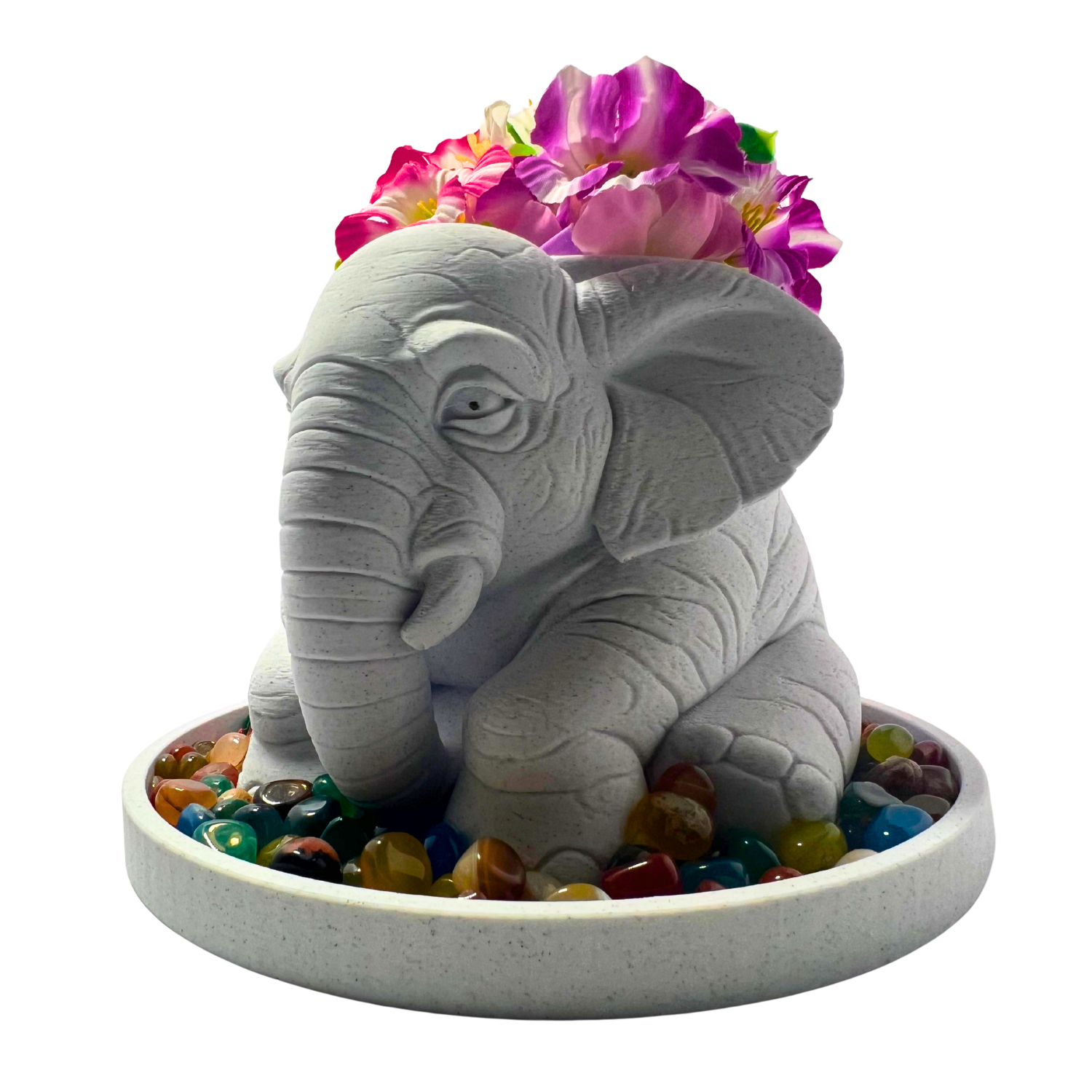 Everly Elephant Garden Planter