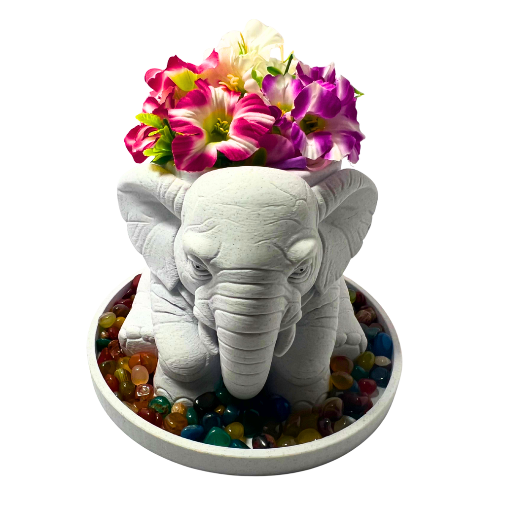 Everly Elephant Garden Planter