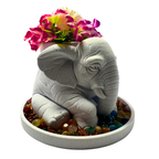 Everly Elephant Garden Planter