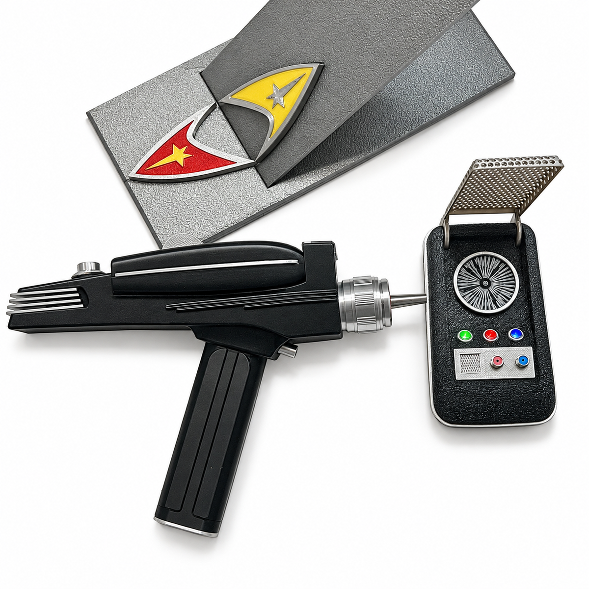 Starfleet Ensign's First Assignment Phaser & Communicator Display Set