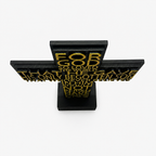 Everlasting Love John 3:16 Scripture Cross (Black)