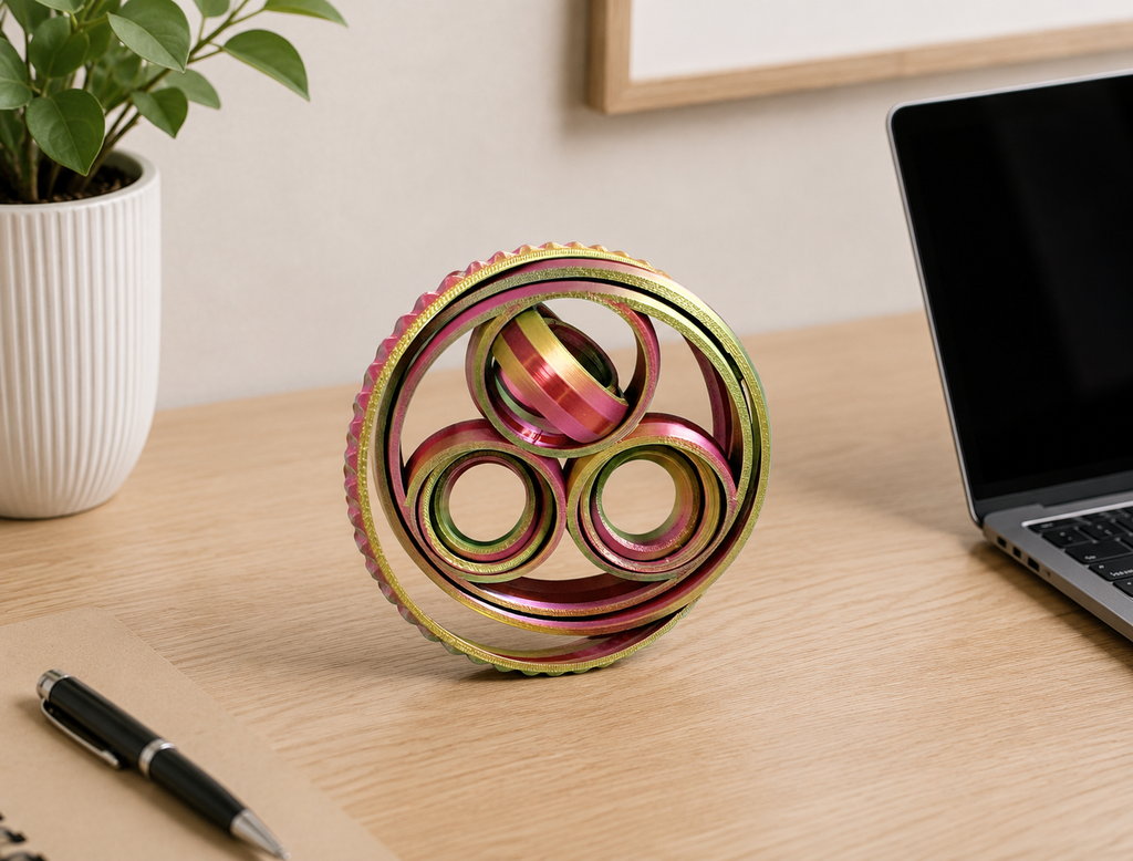 Galaxy Ring Fidget Spinner