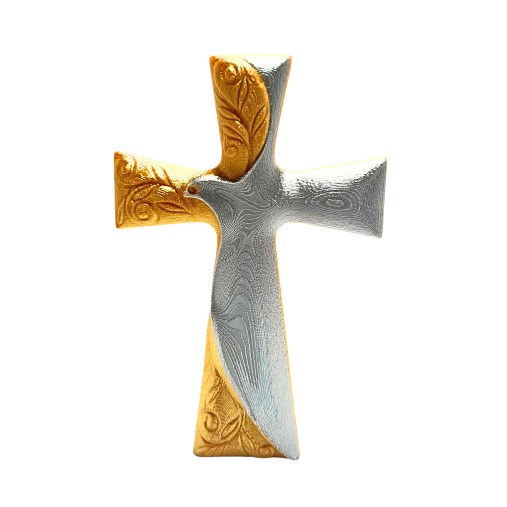 Spirit of Grace Dove Cross - Copper