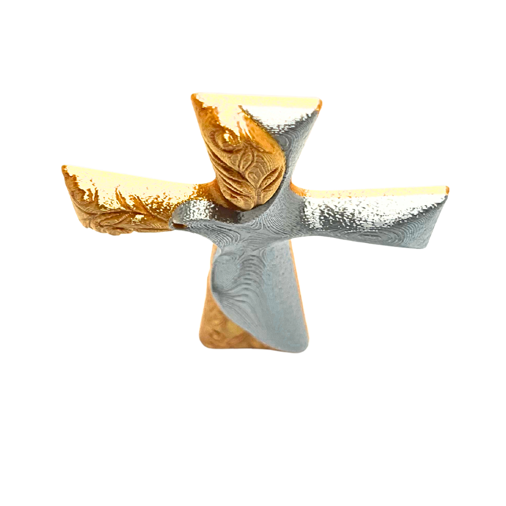 Spirit of Grace Dove Cross - Copper