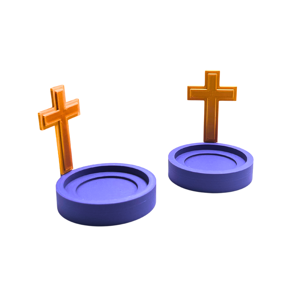 Guiding Light Cross Tealight Holder