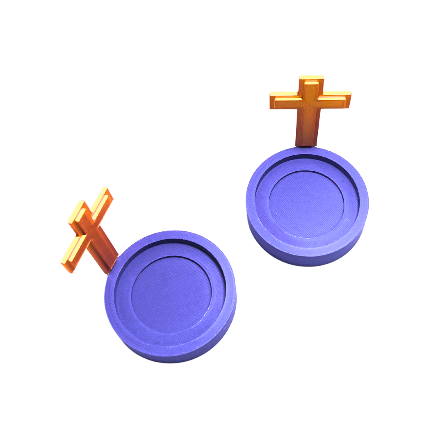 Guiding Light Cross Tealight Holder