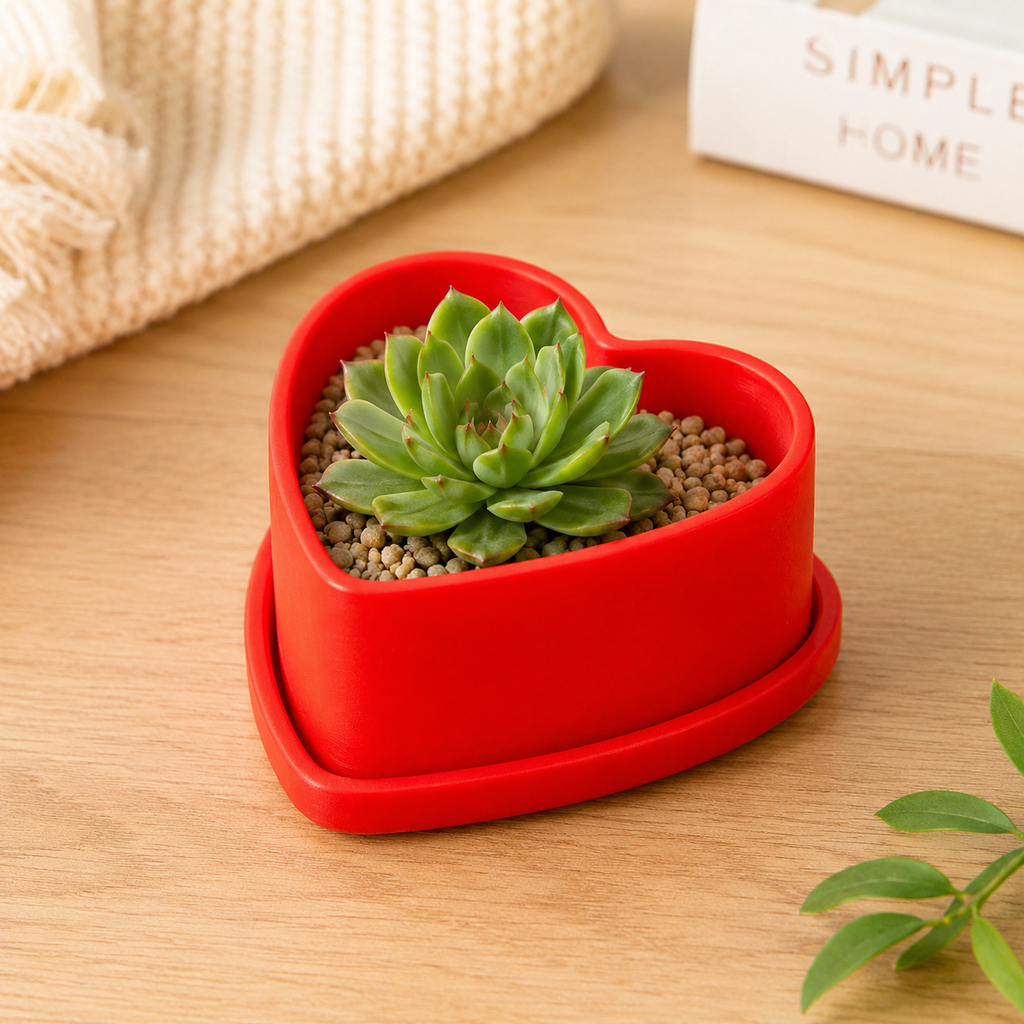 Sweetheart Succulent Planter