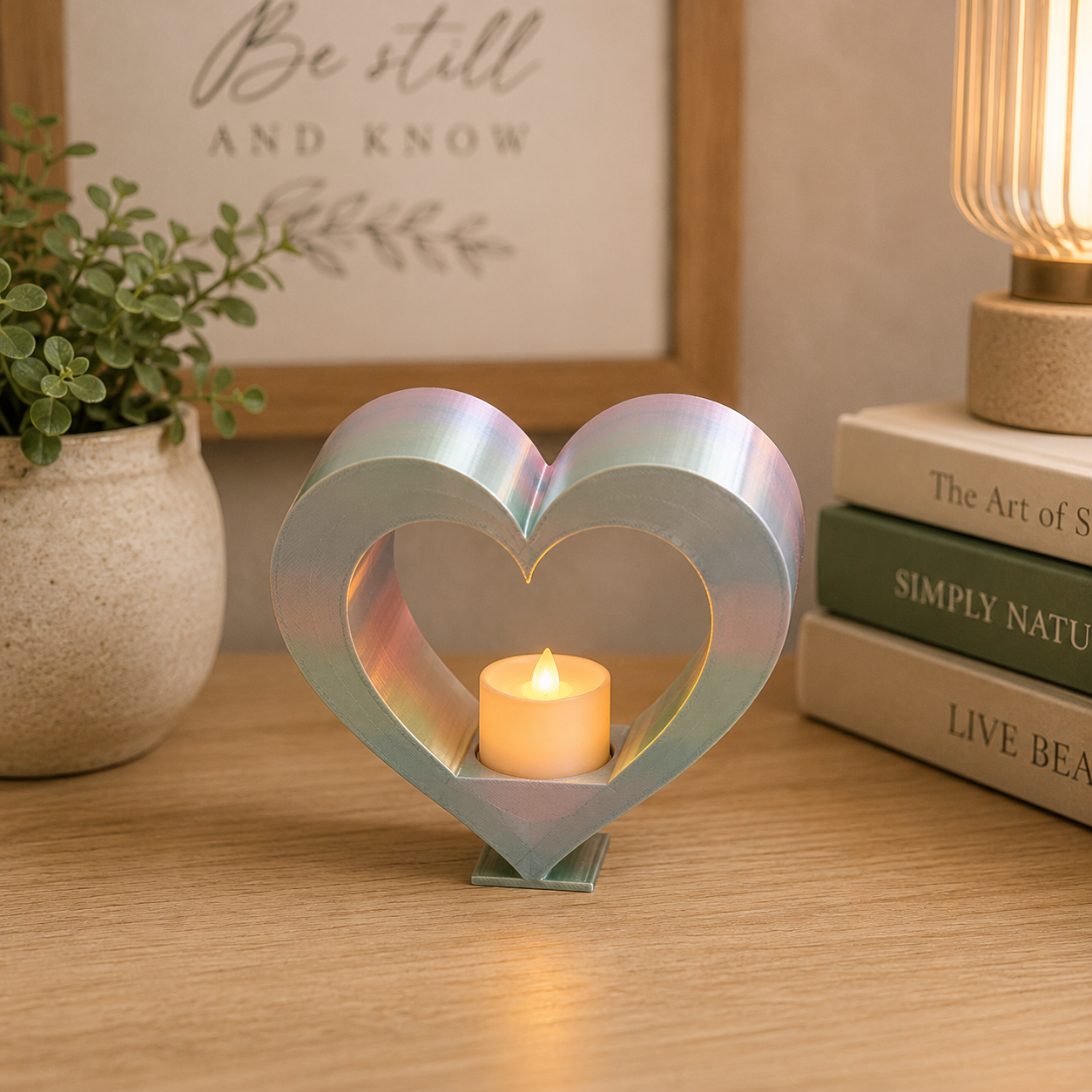 Heartfelt Glow Candle Holder