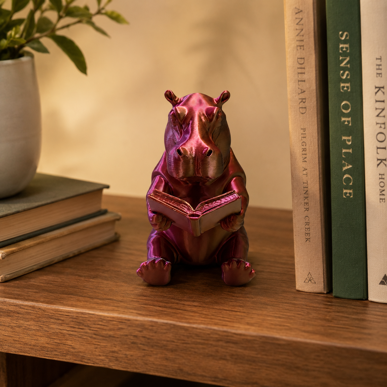 Bookish Buddy Hippo