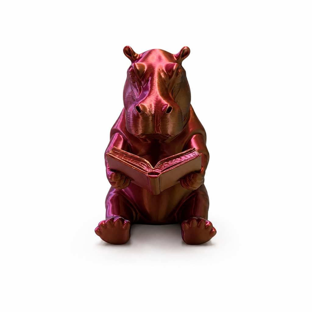 Bookish Buddy Hippo