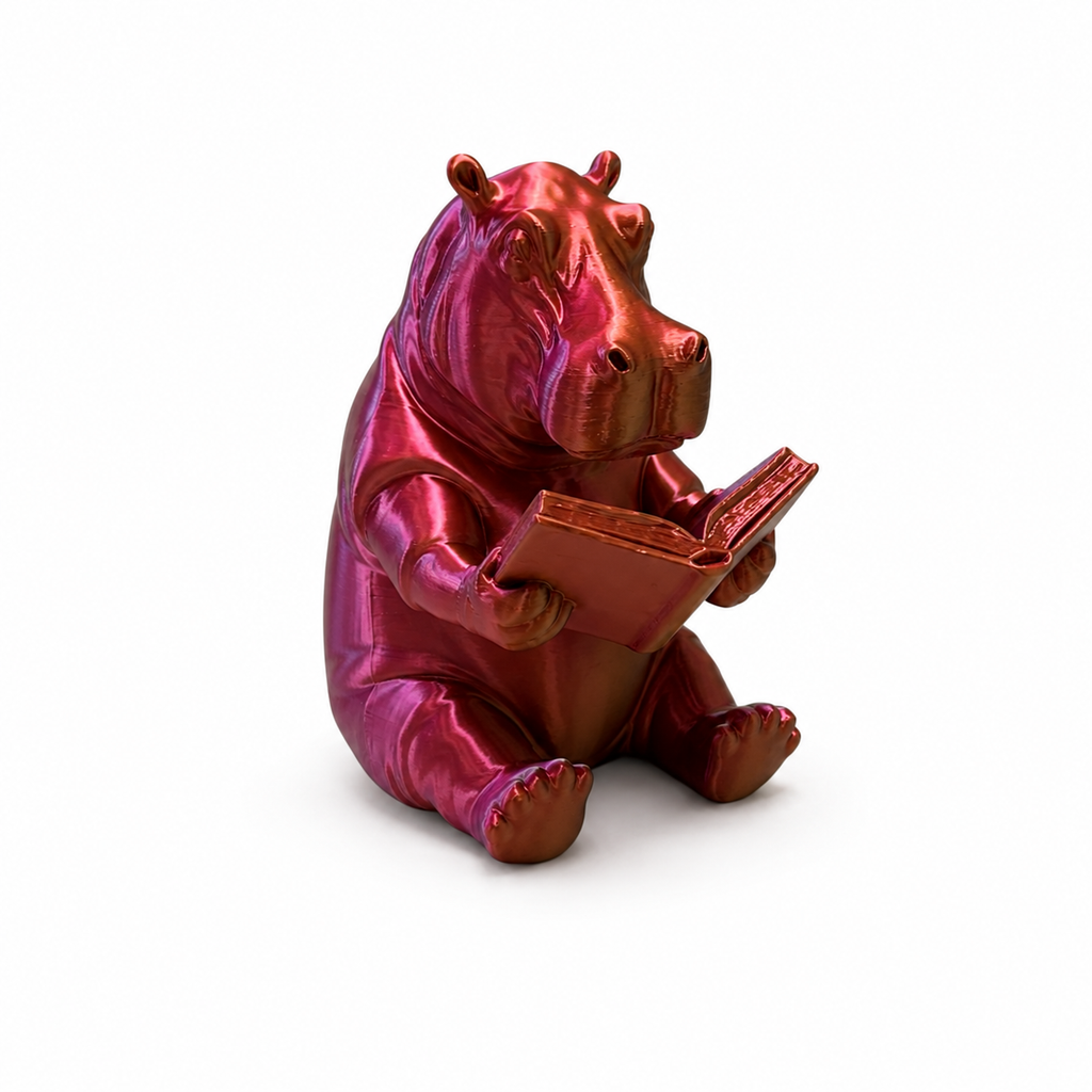 Bookish Buddy Hippo