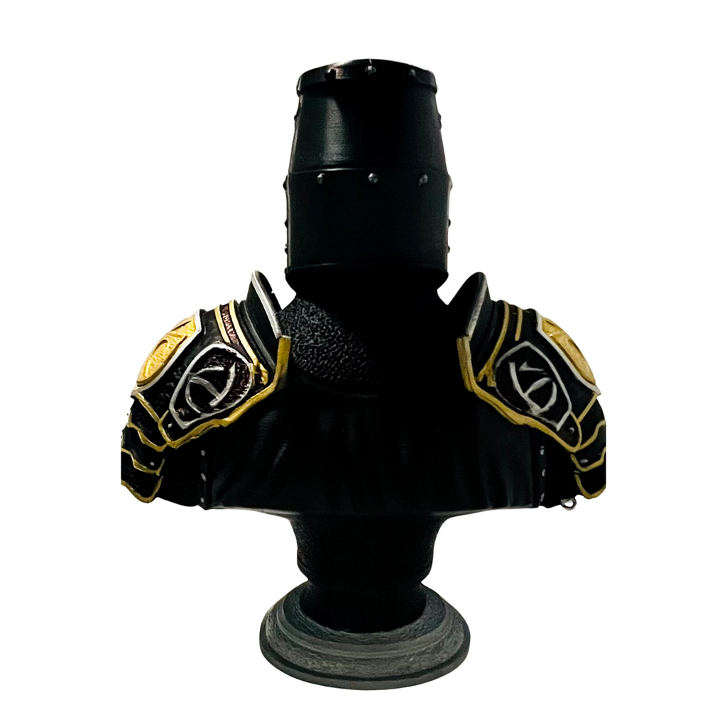 Medieval Crusader Knight Bust – One-of-a-Kind Hand-Painted Display Piece