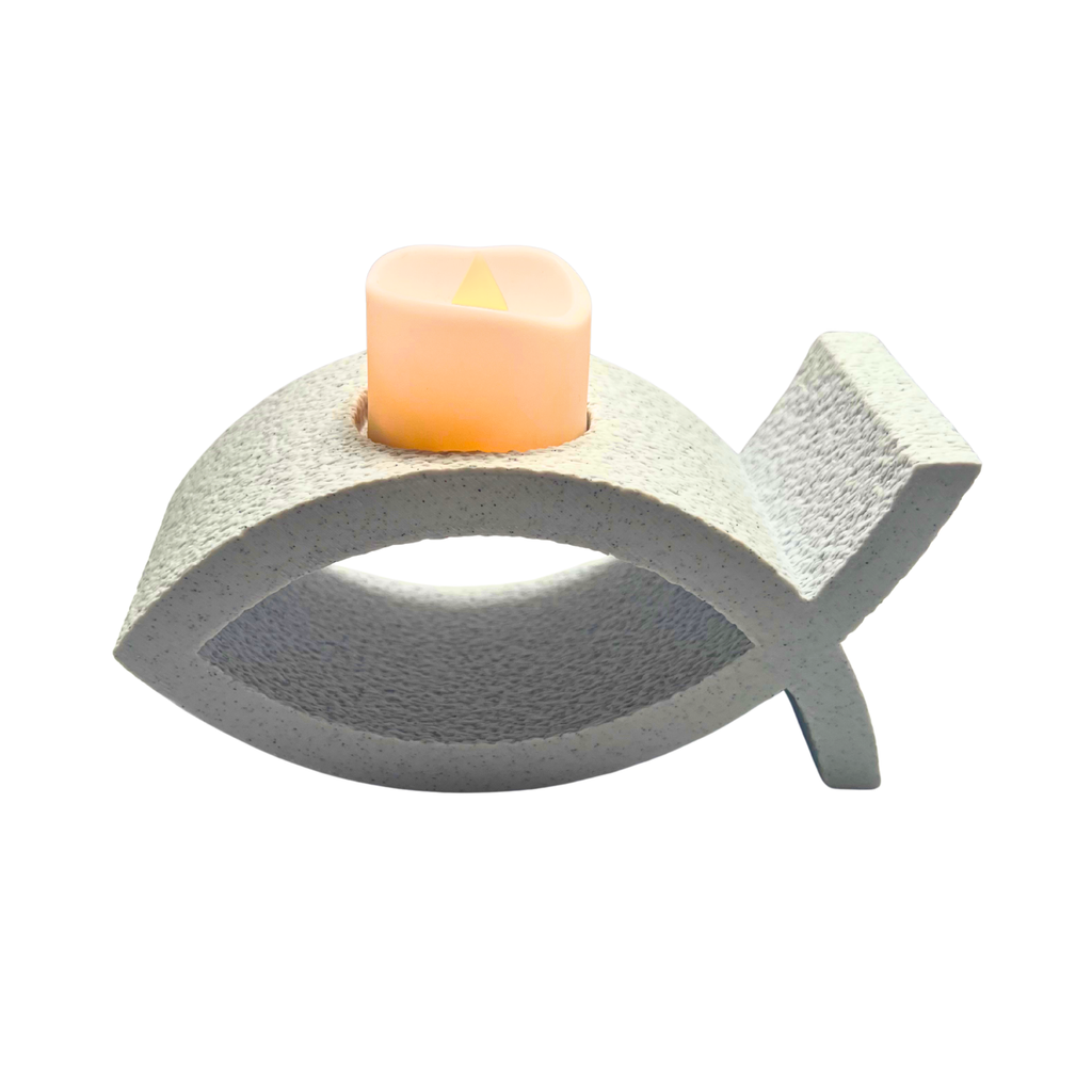 Living Faith Ichthys Tealight Holder