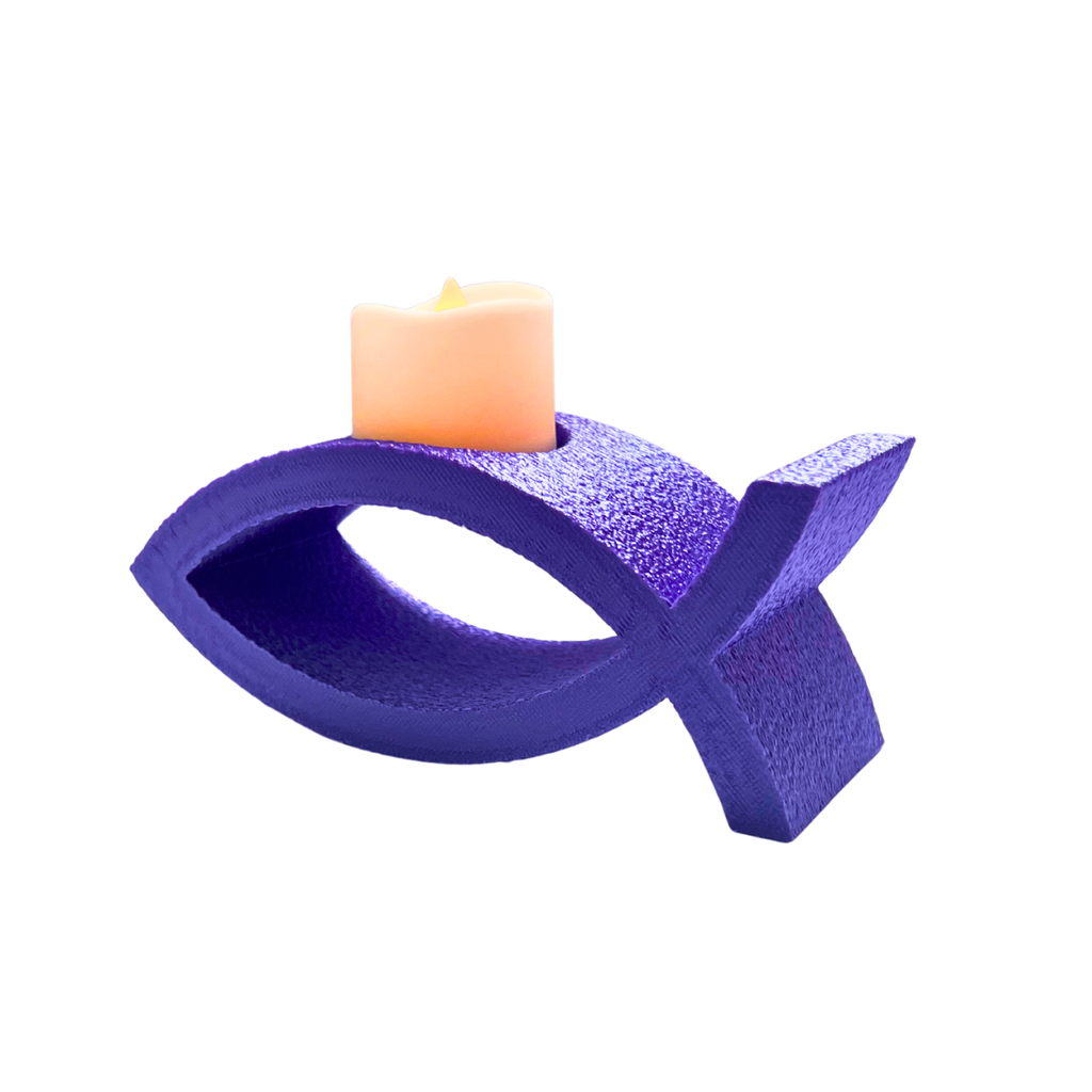 Petite Living Faith Ichthys Tealight Holder