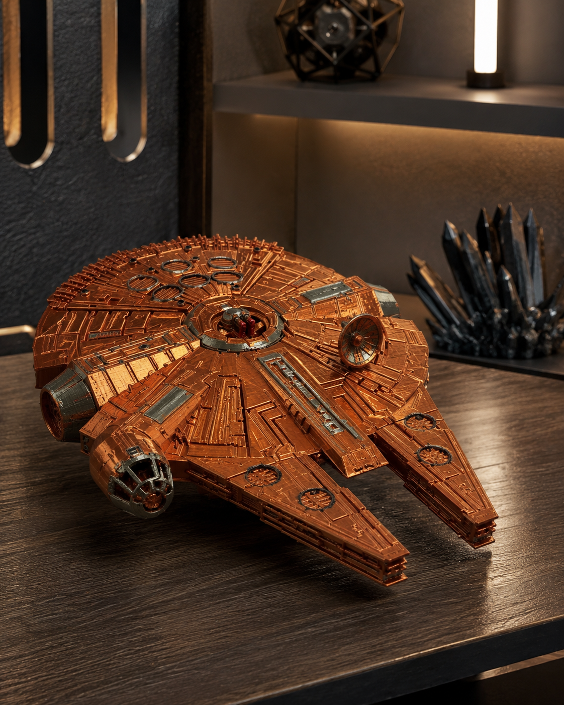 Copper Millennium Falcon Display Model