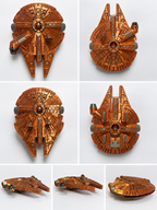 Copper Millennium Falcon Display Model