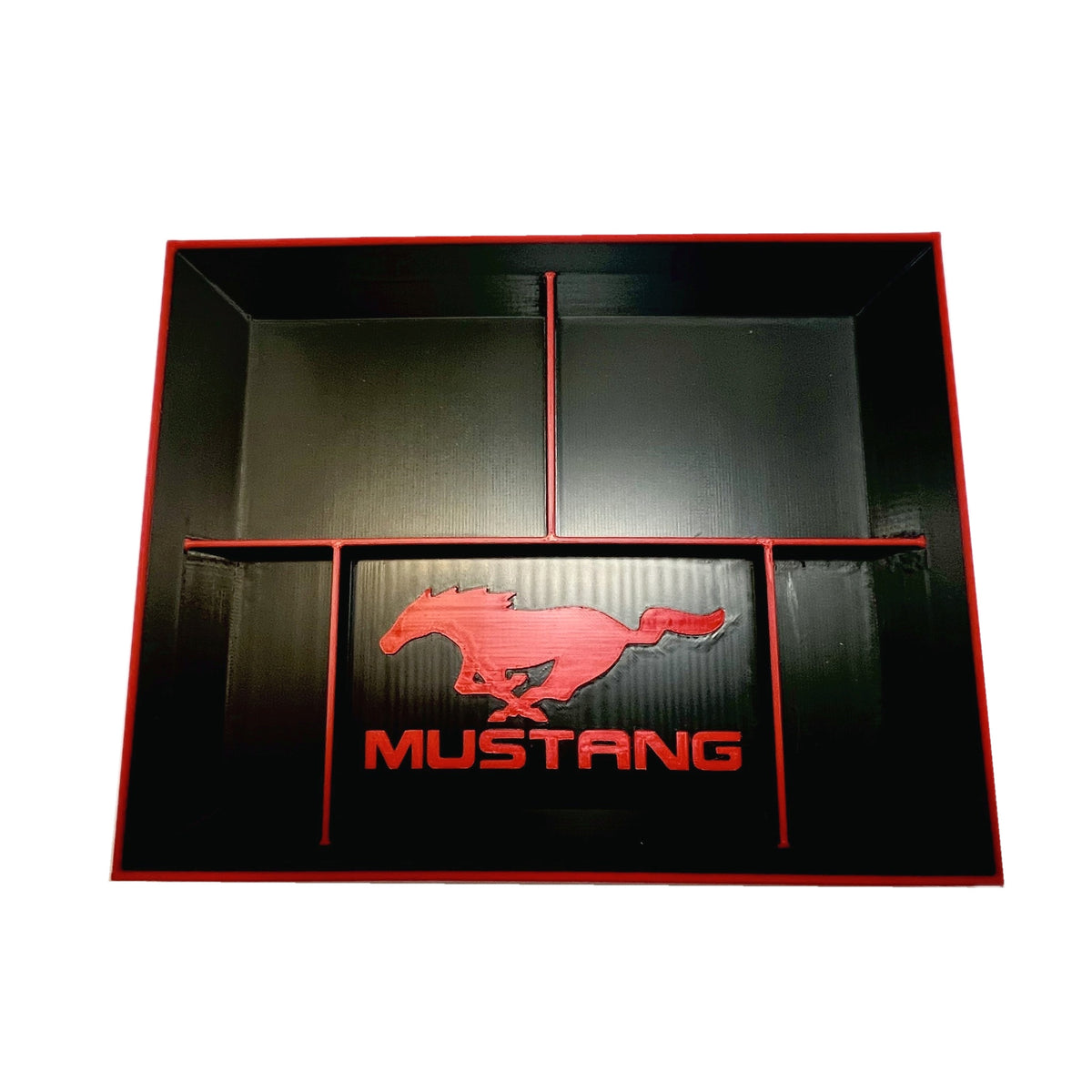 Motorhead's Garage – Automotive-Inspired Multi-Compartment Organizer Tray