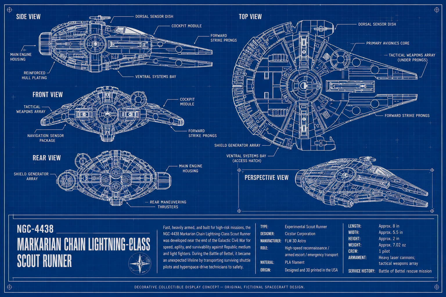 NGC-4438 Markarian Chain Lightning-Class Scout Runner