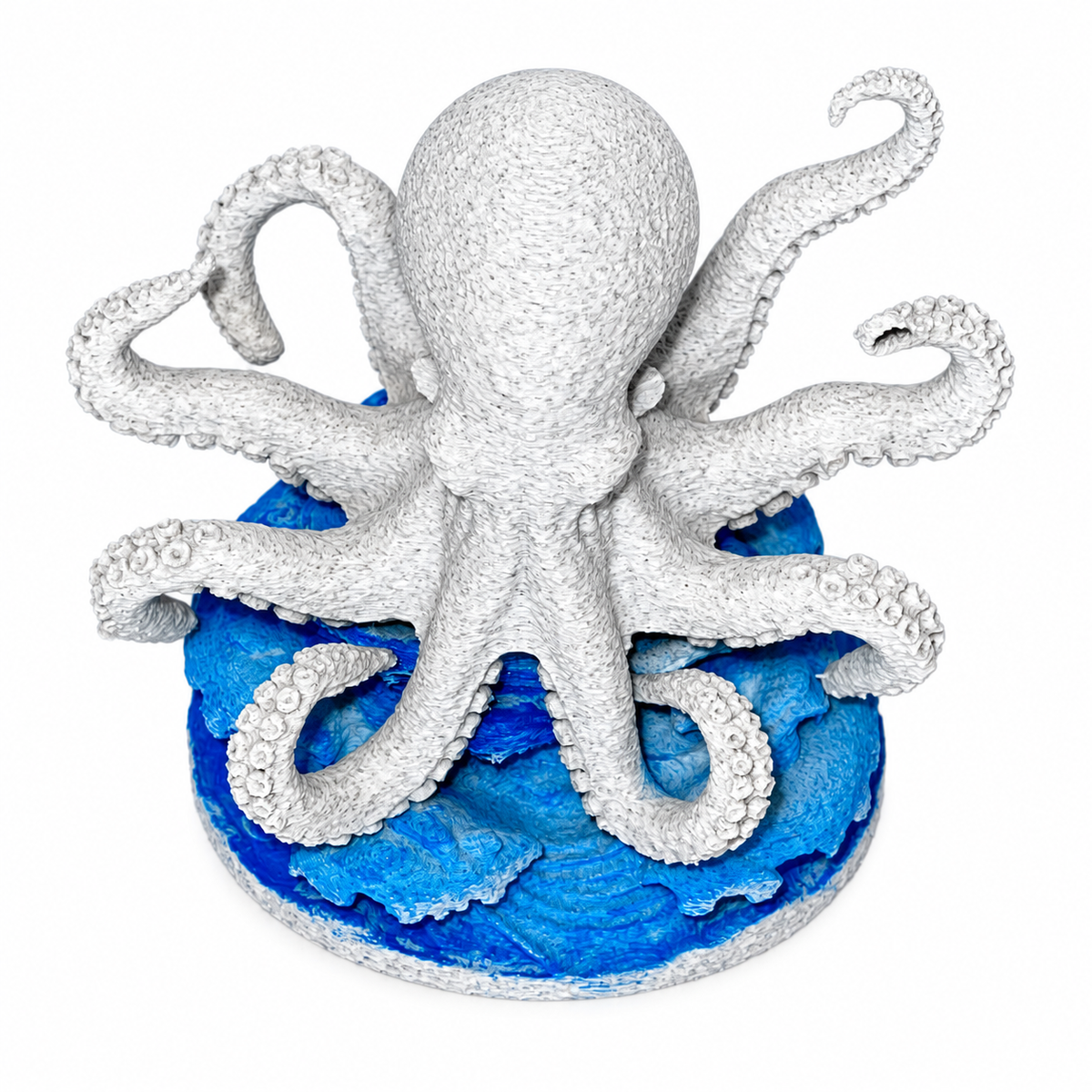 Ocean Blue Octopus Figurine
