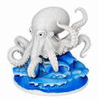 Ocean Blue Octopus Figurine