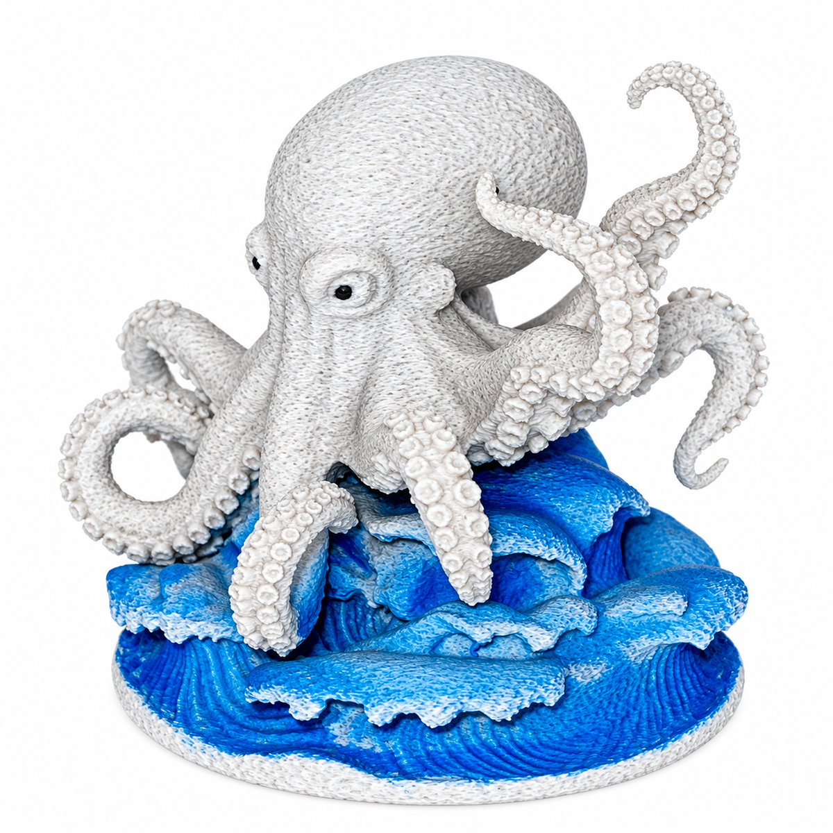 Ocean Blue Octopus Figurine