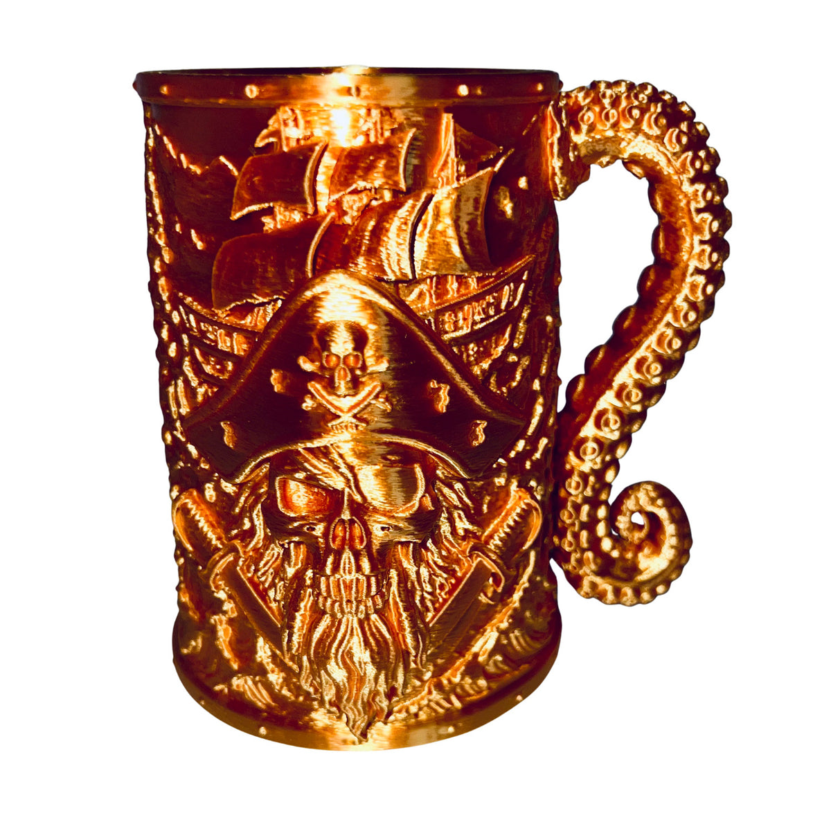 Kraken's Bounty – Golden Pirate Tankard