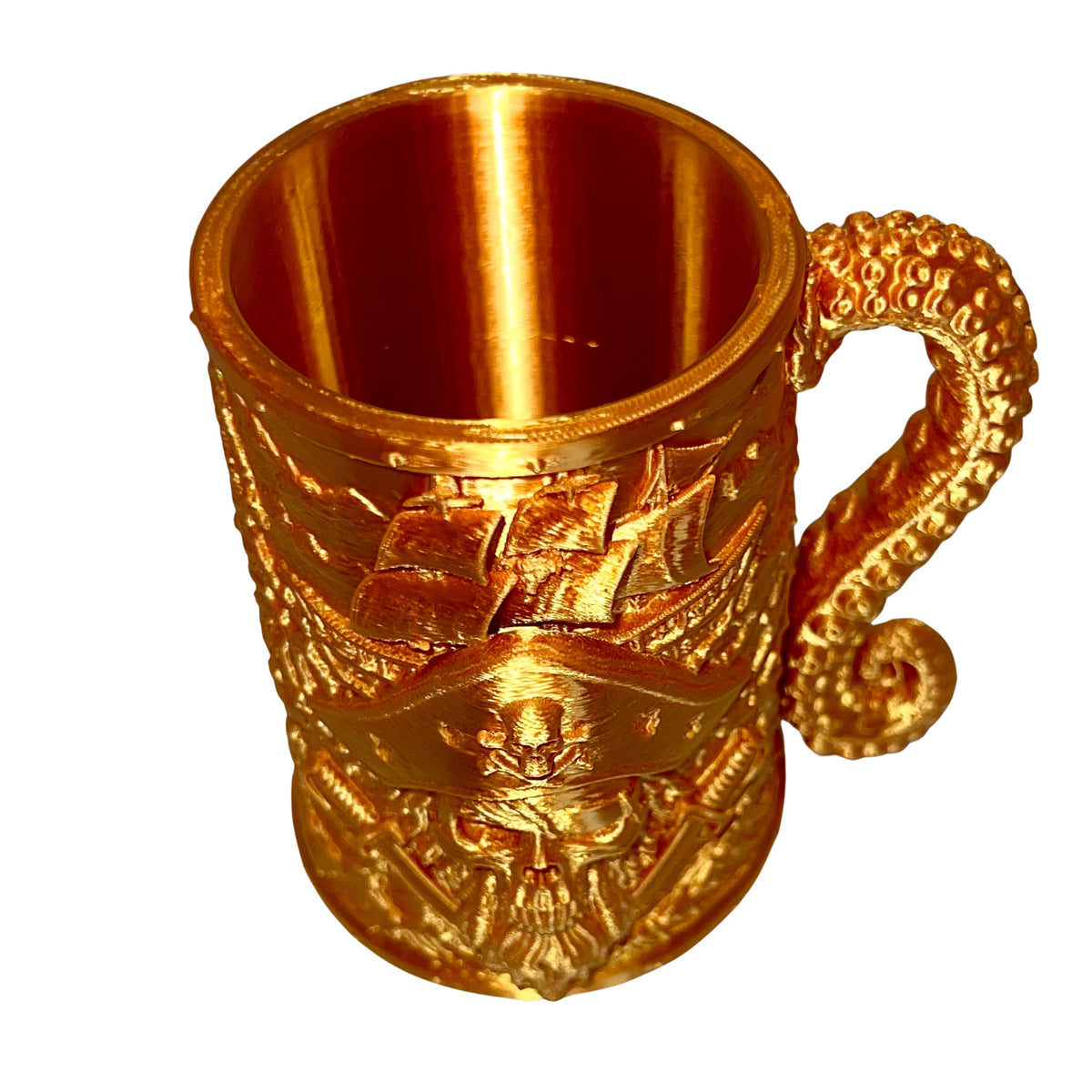 Kraken's Bounty – Golden Pirate Tankard