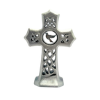 Spirit of Grace Celtic Dove Cross - Silver