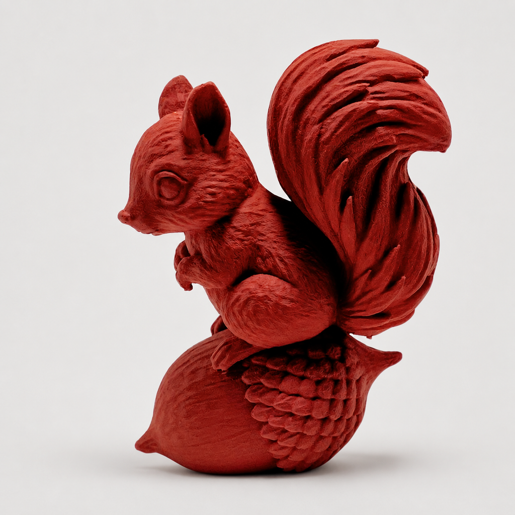 Acorn Perch Squirrel