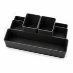 Sleek Gray Desk Organizer-