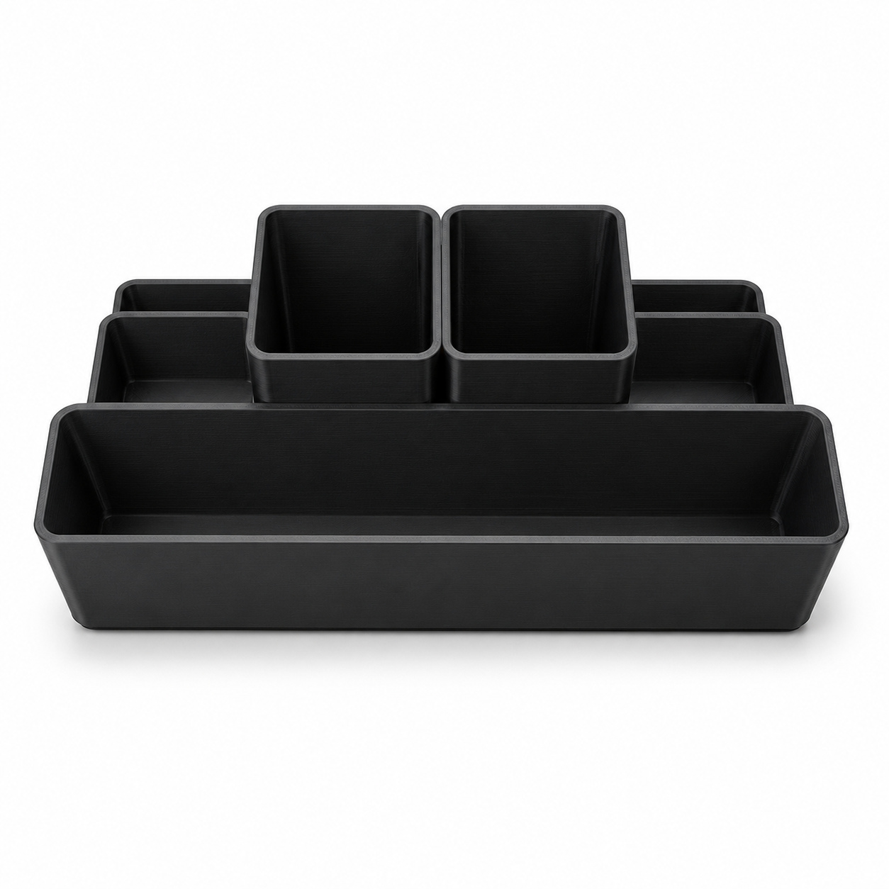 Sleek Gray Desk Organizer-