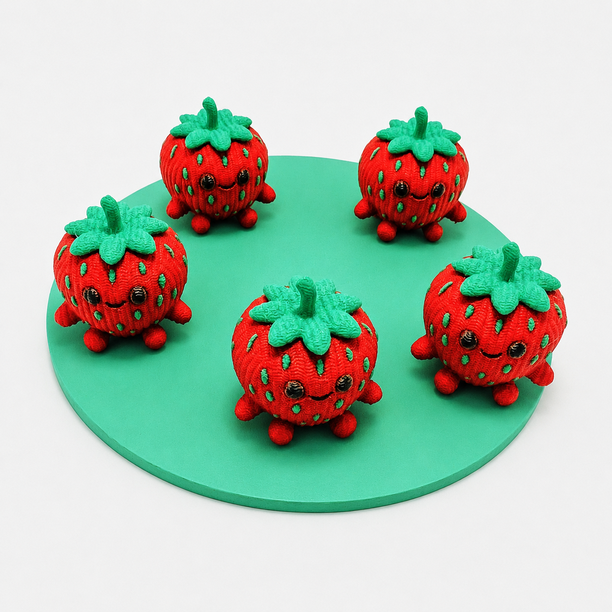 Sweetly Stitched Strawberry Display Set