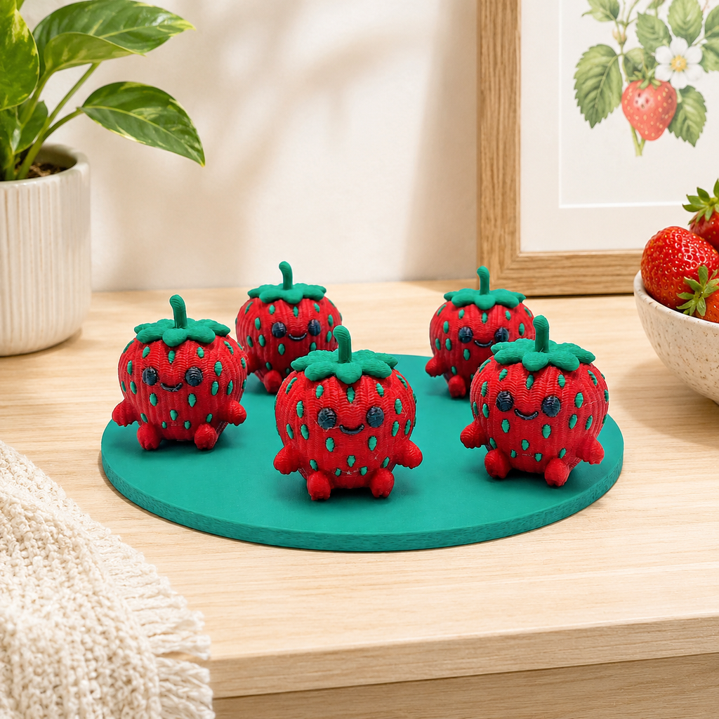 Sweetly Stitched Strawberry Display Set