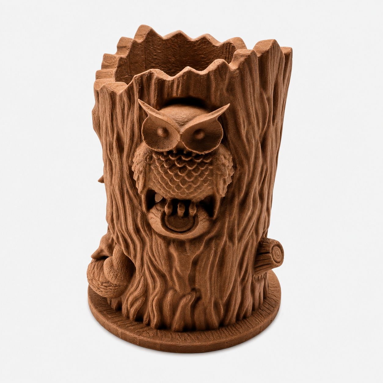 Woodland Watch Owl Stump Holder