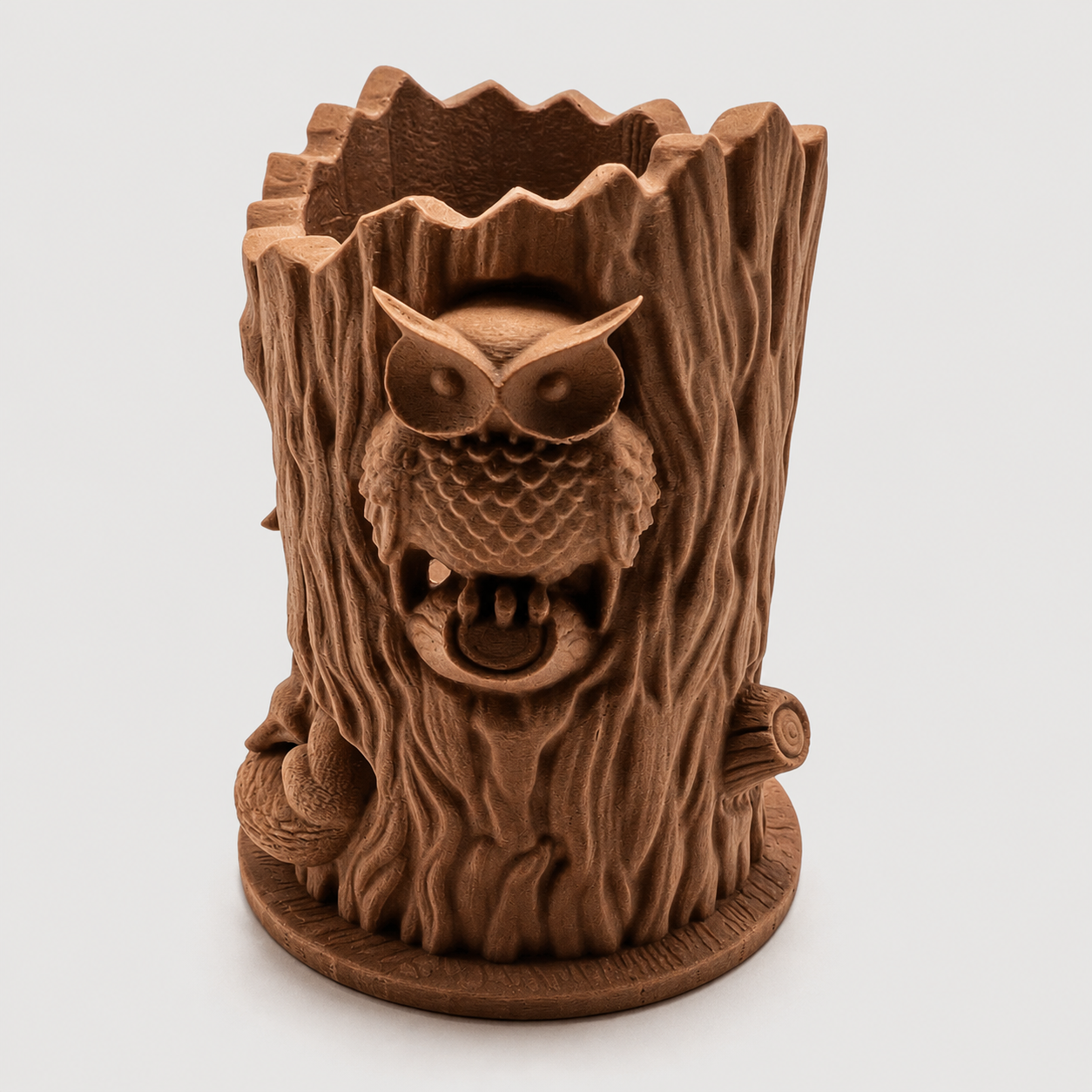 Woodland Watch Owl Stump Holder