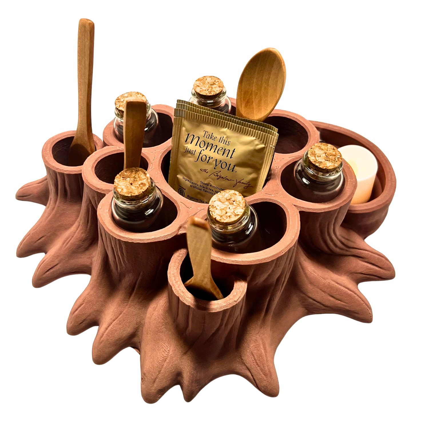 Woodland Pantry Stump Spice Rack