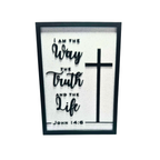 The Way, the Truth & the Life Scripture Plaque